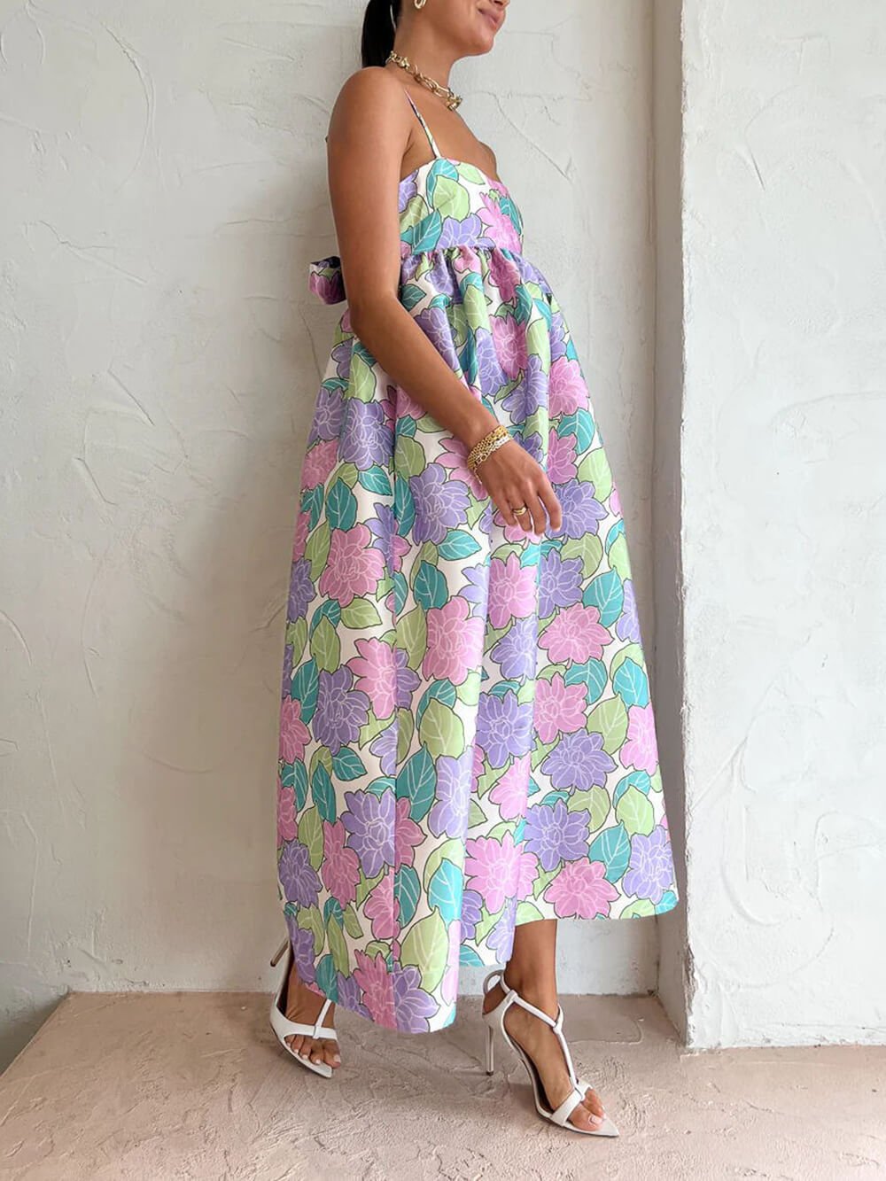 Candy Garden Printed Dress - TheBohoBloom