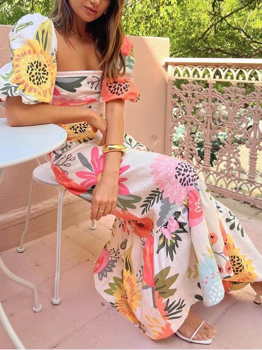 Nature’s Muse Flowing Maxi Dress - TheBohoBloom