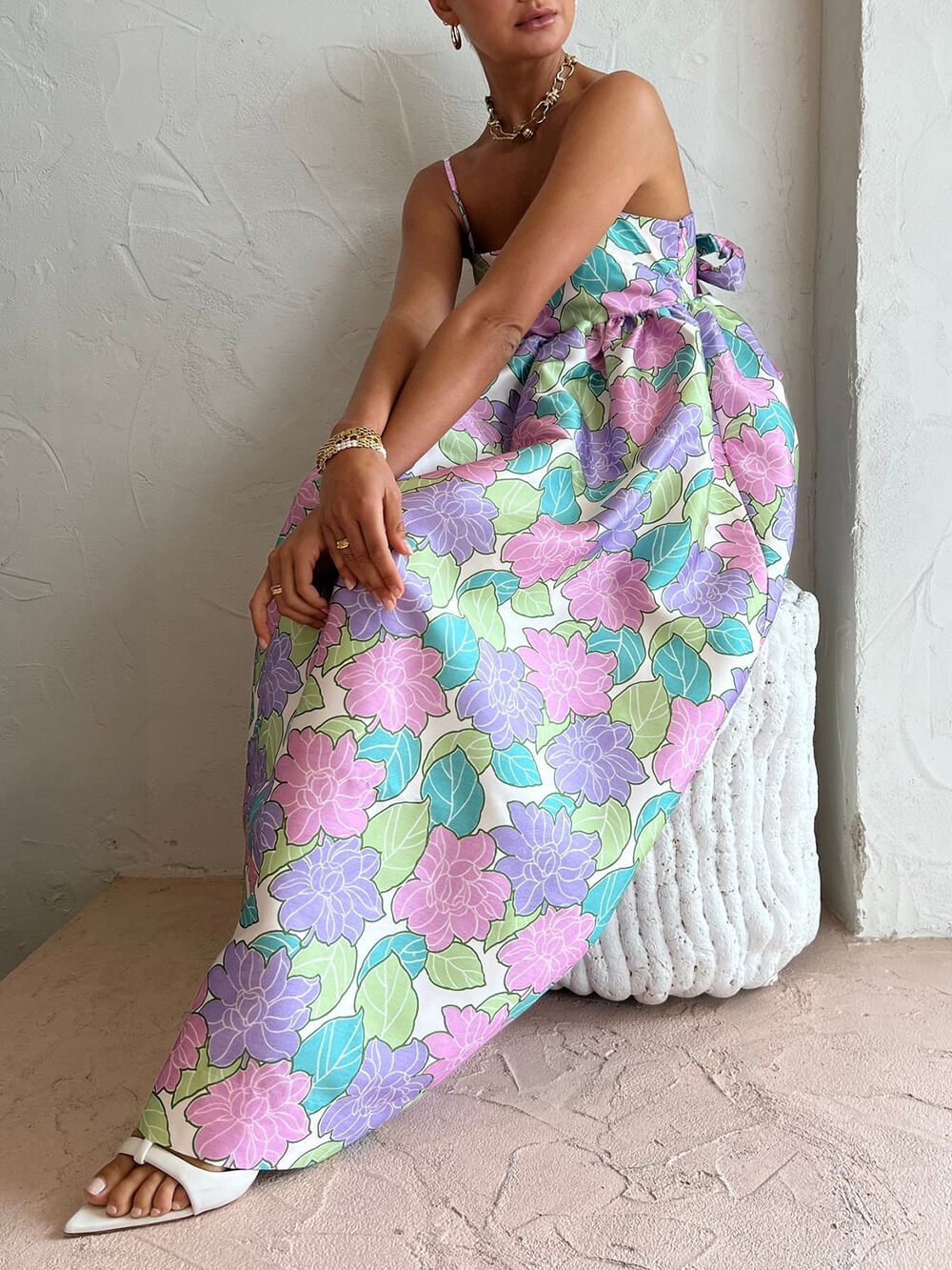 Candy Garden Printed Dress - TheBohoBloom