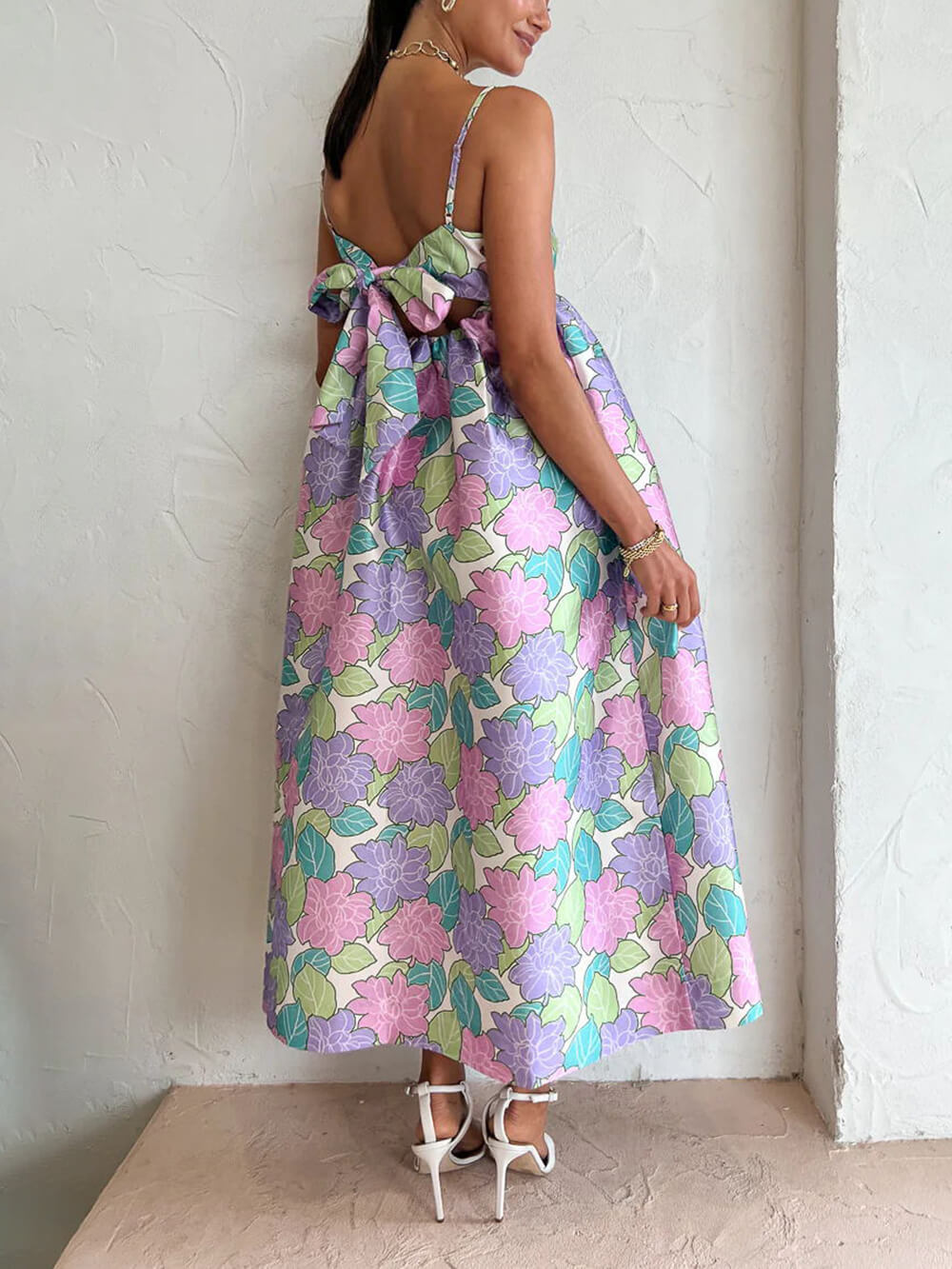 Candy Garden Printed Dress - TheBohoBloom