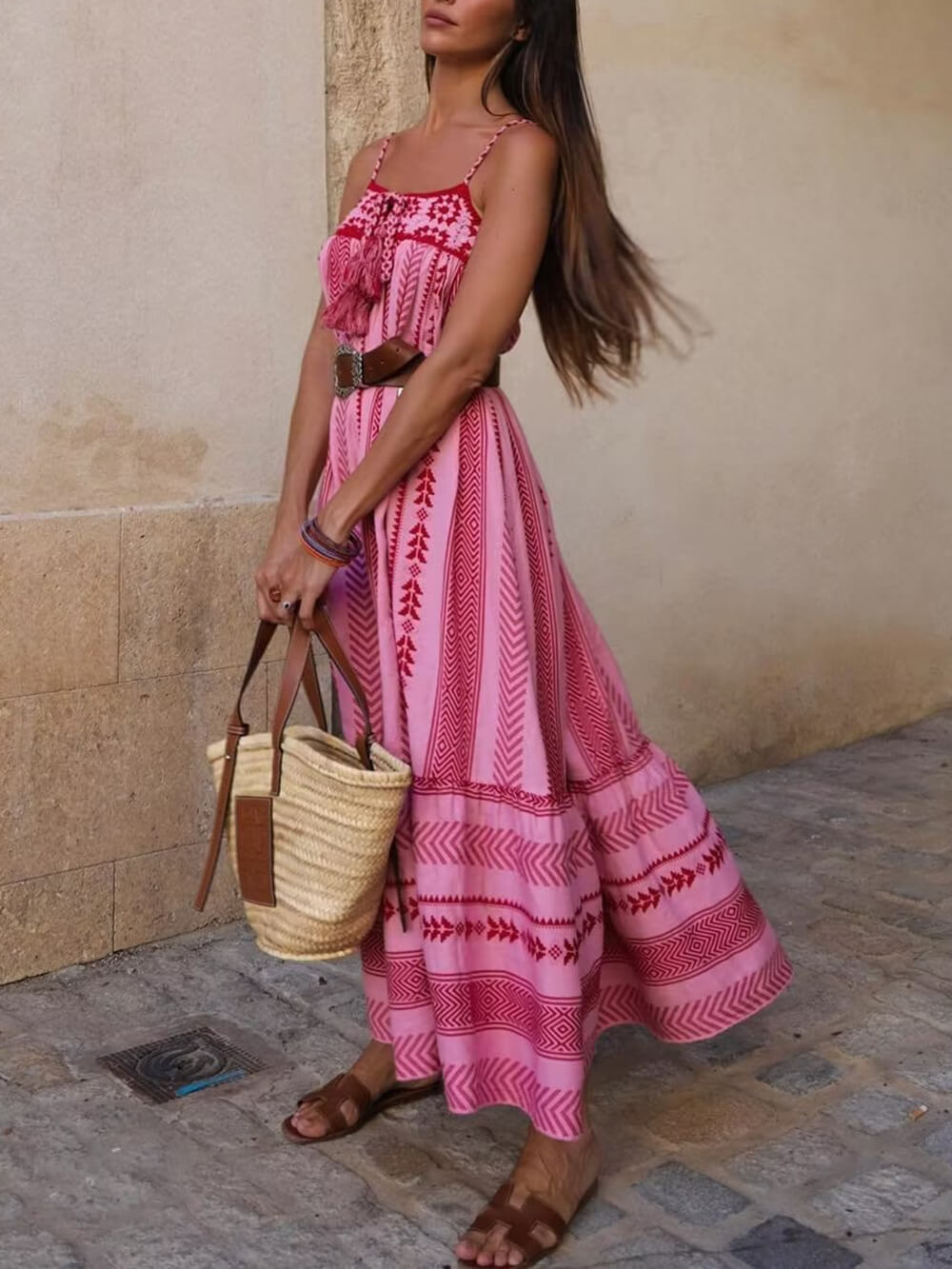 Soft Knit Crochet Boho Maxi Dress - TheBohoBloom