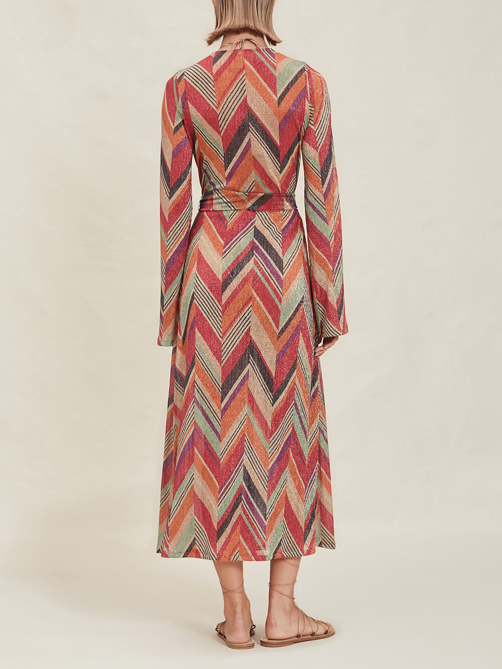 Viva Vibe Geometric Maxi Dress - TheBohoBloom