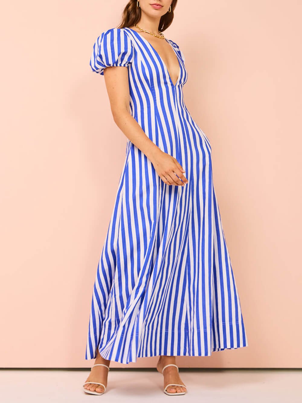 Harbor Breeze Striped Dress - TheBohoBloom