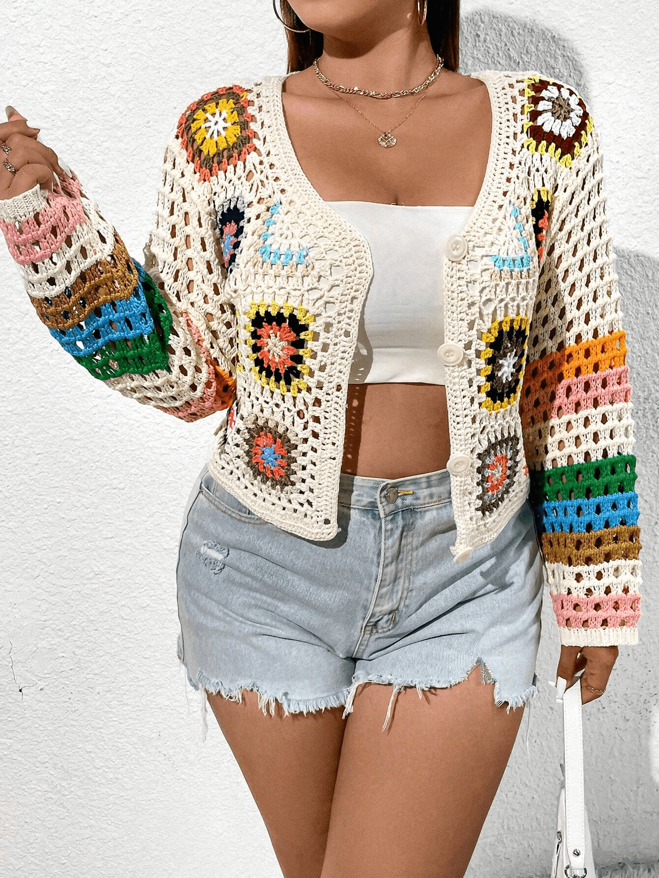 Handmade Wanderlust Knit Cardigan - TheBohoBloom
