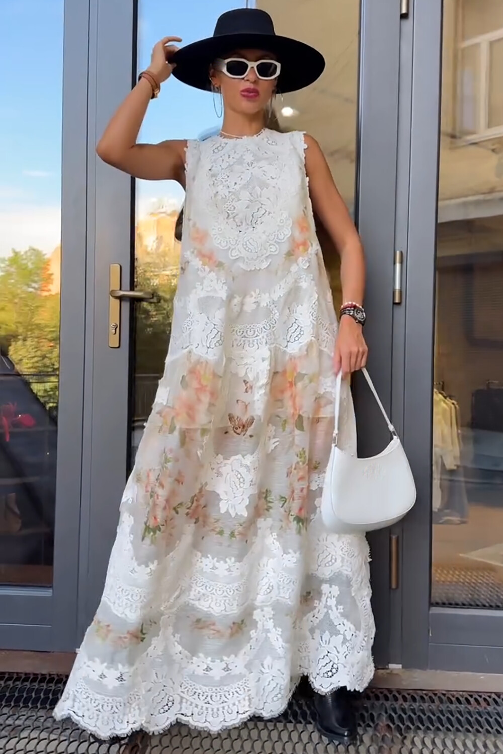 Sonnet of Petals Maxi Dress