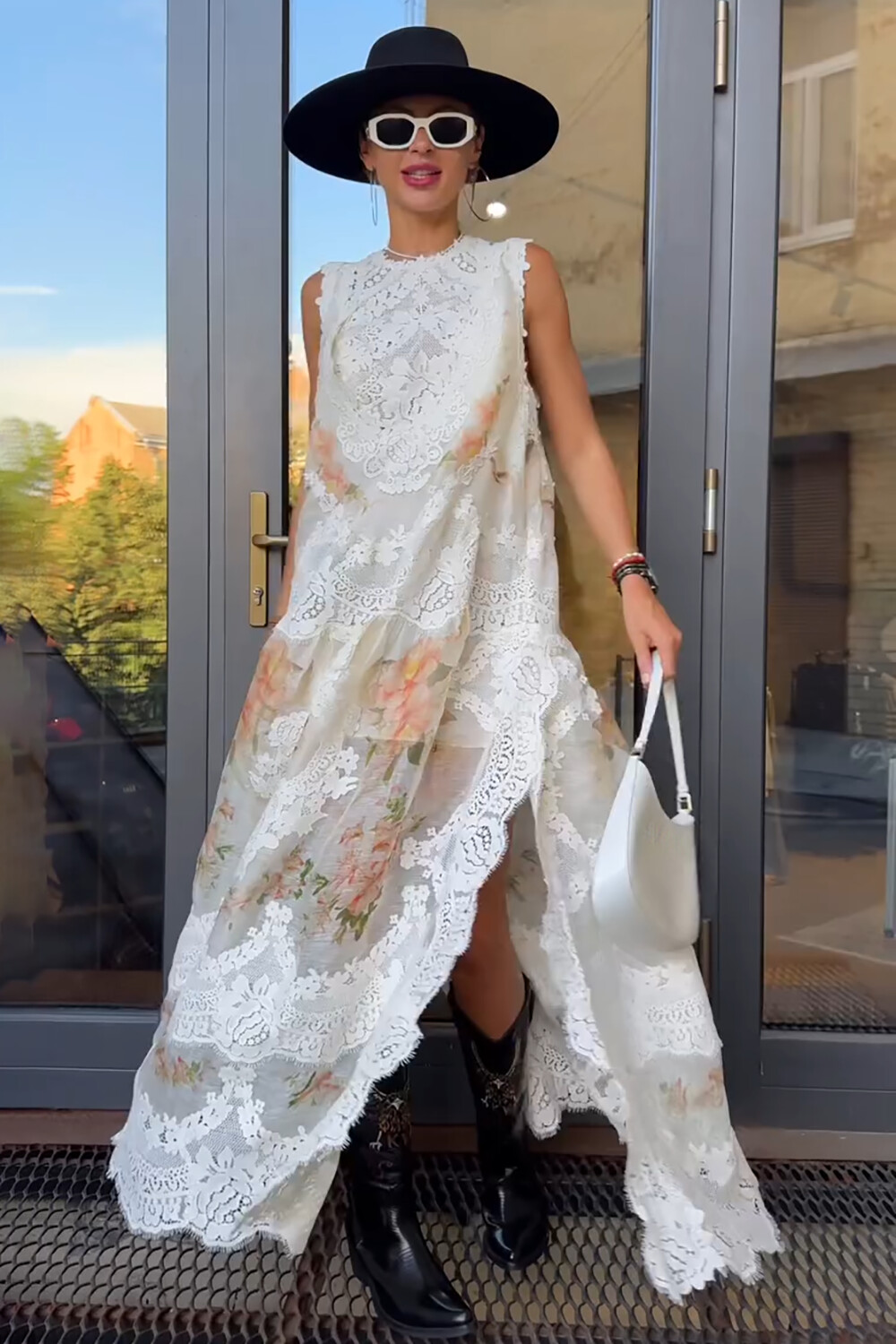 Sonnet of Petals Maxi Dress