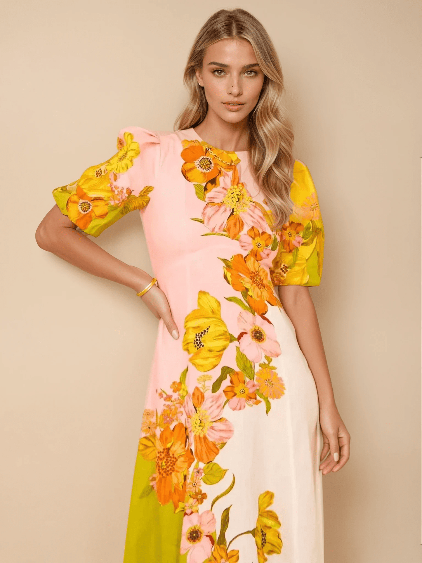 Spring Serenade Midi Dress - TheBohoBloom