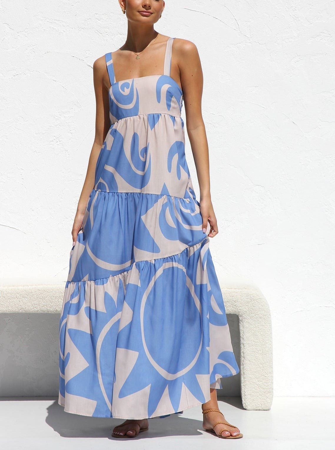 Waveform Breeze Maxi Dress - TheBohoBloom