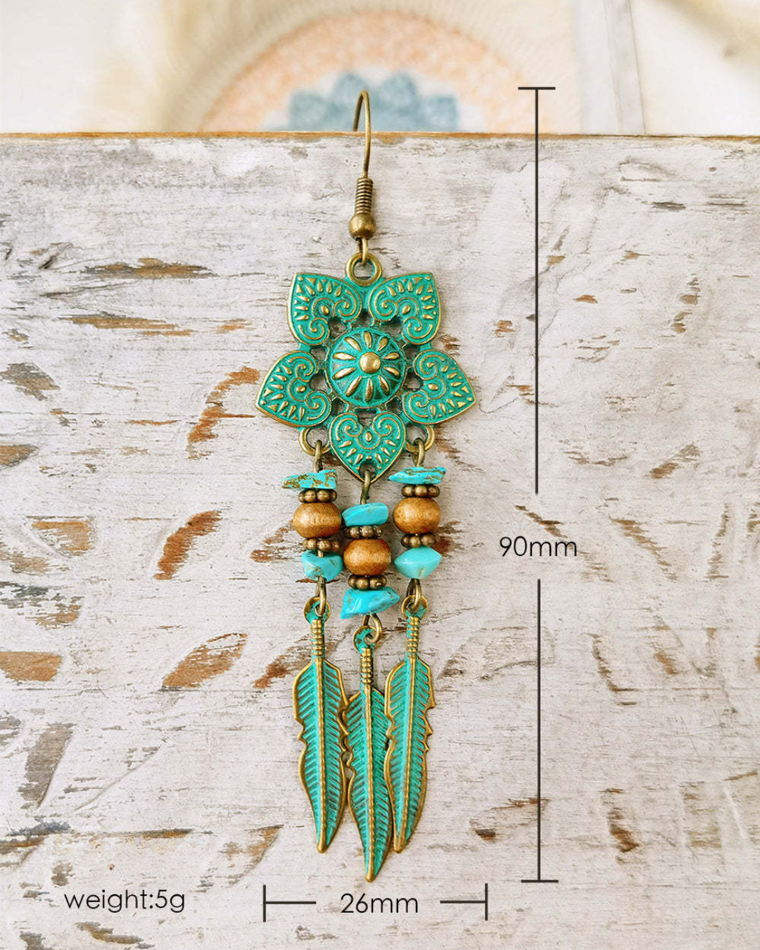 Pendientes de plumas Spirit Dancer