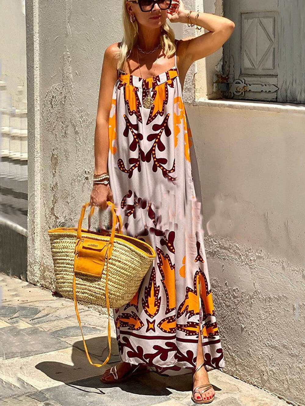 Echoes of Culture Cami Maxi Dress - TheBohoBloom