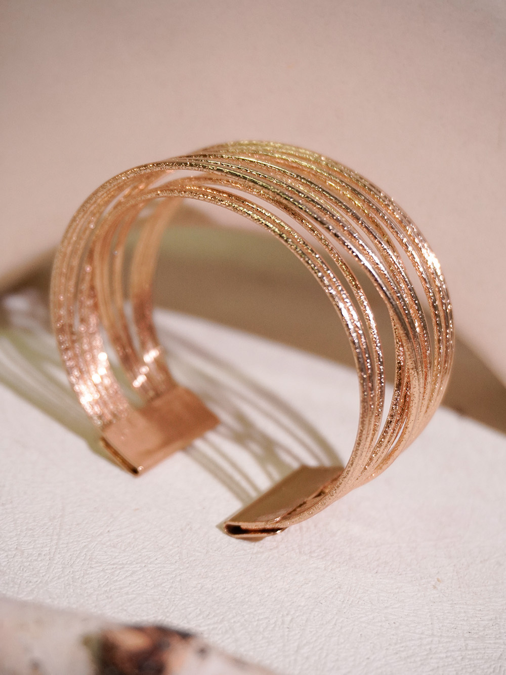 Satin Wire Twist Bracelet