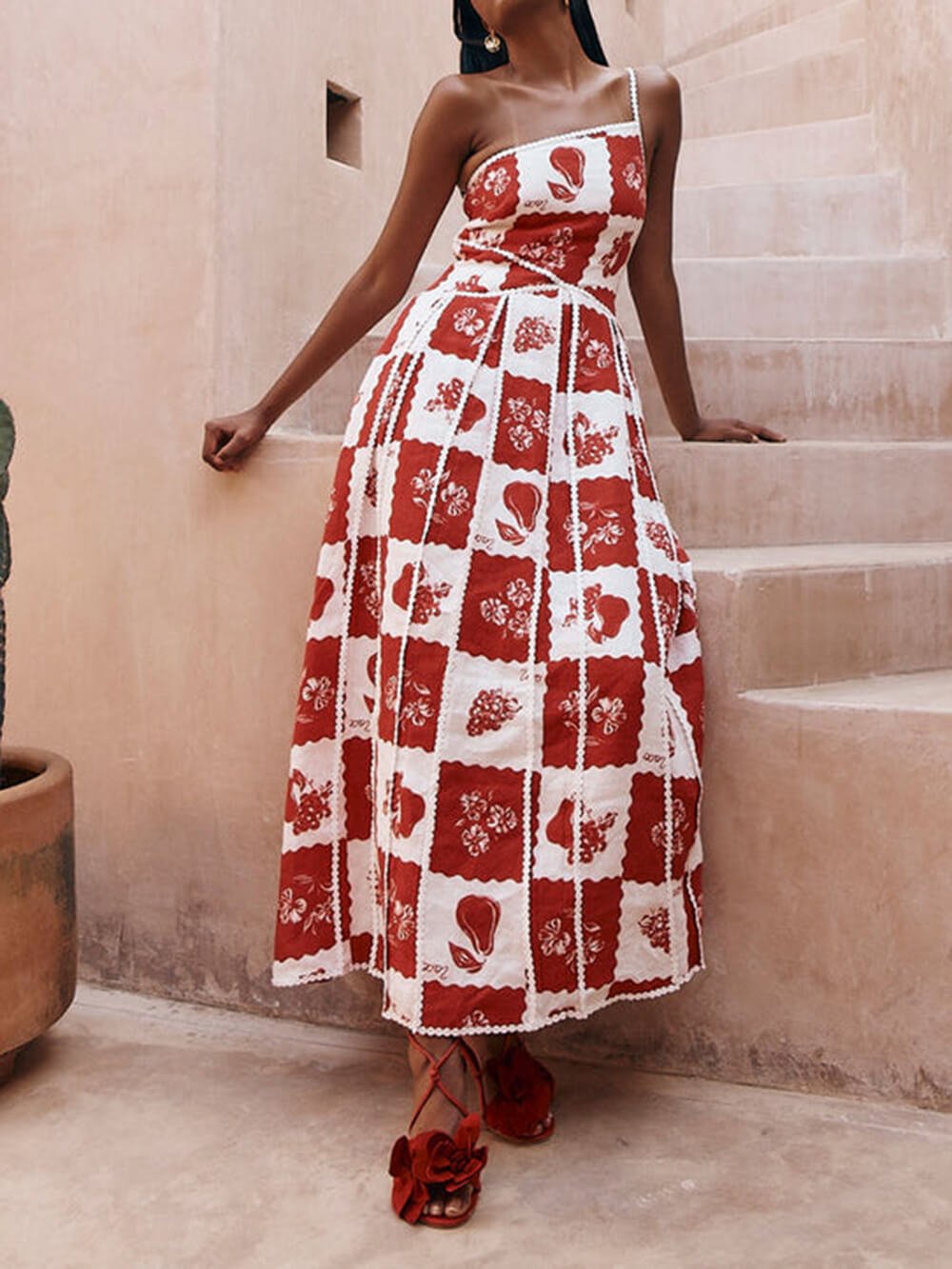 Alhambra Blossom Printed Maxi Dress - TheBohoBloom