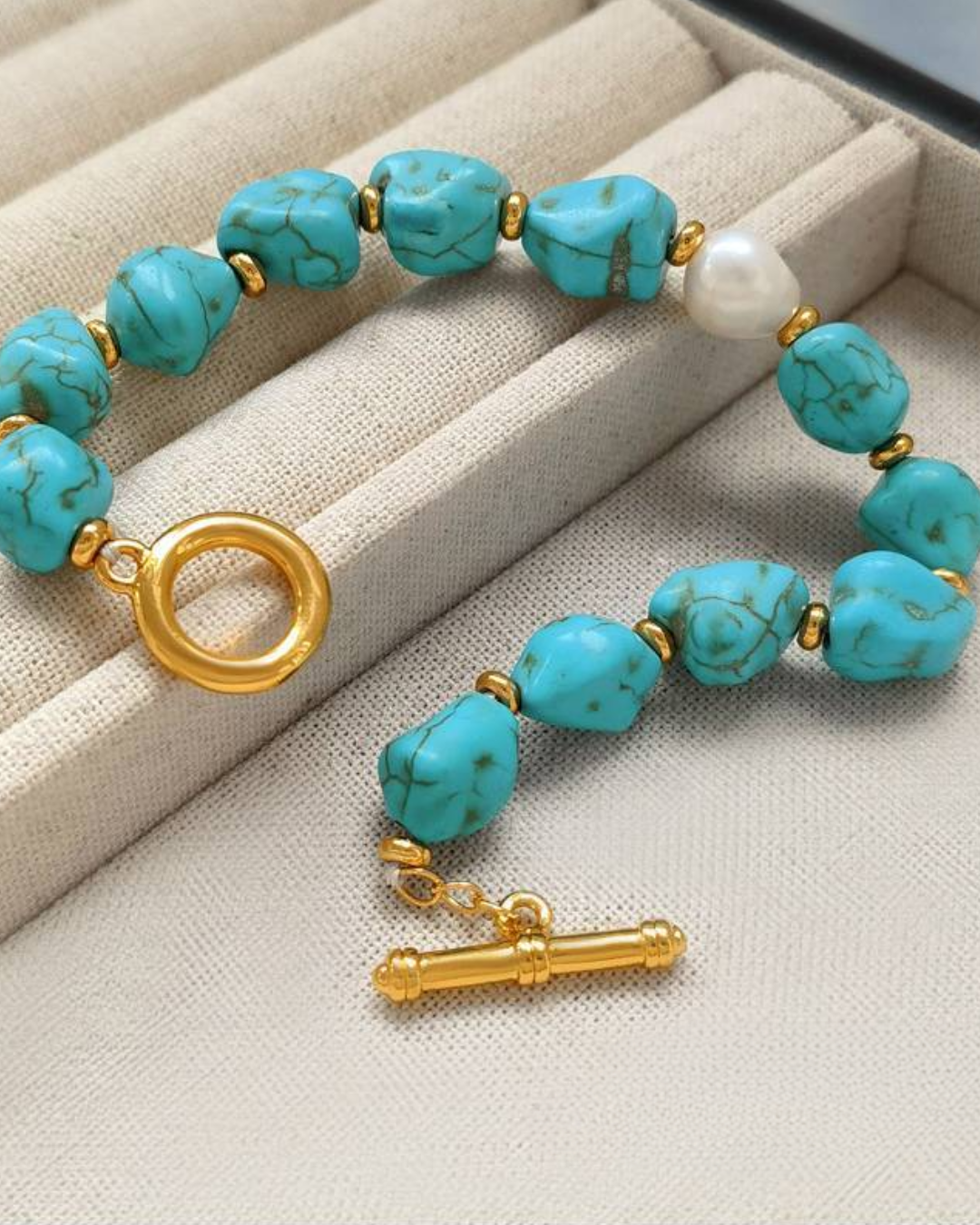 Raw Earth & Sea Necklace and Bracelet