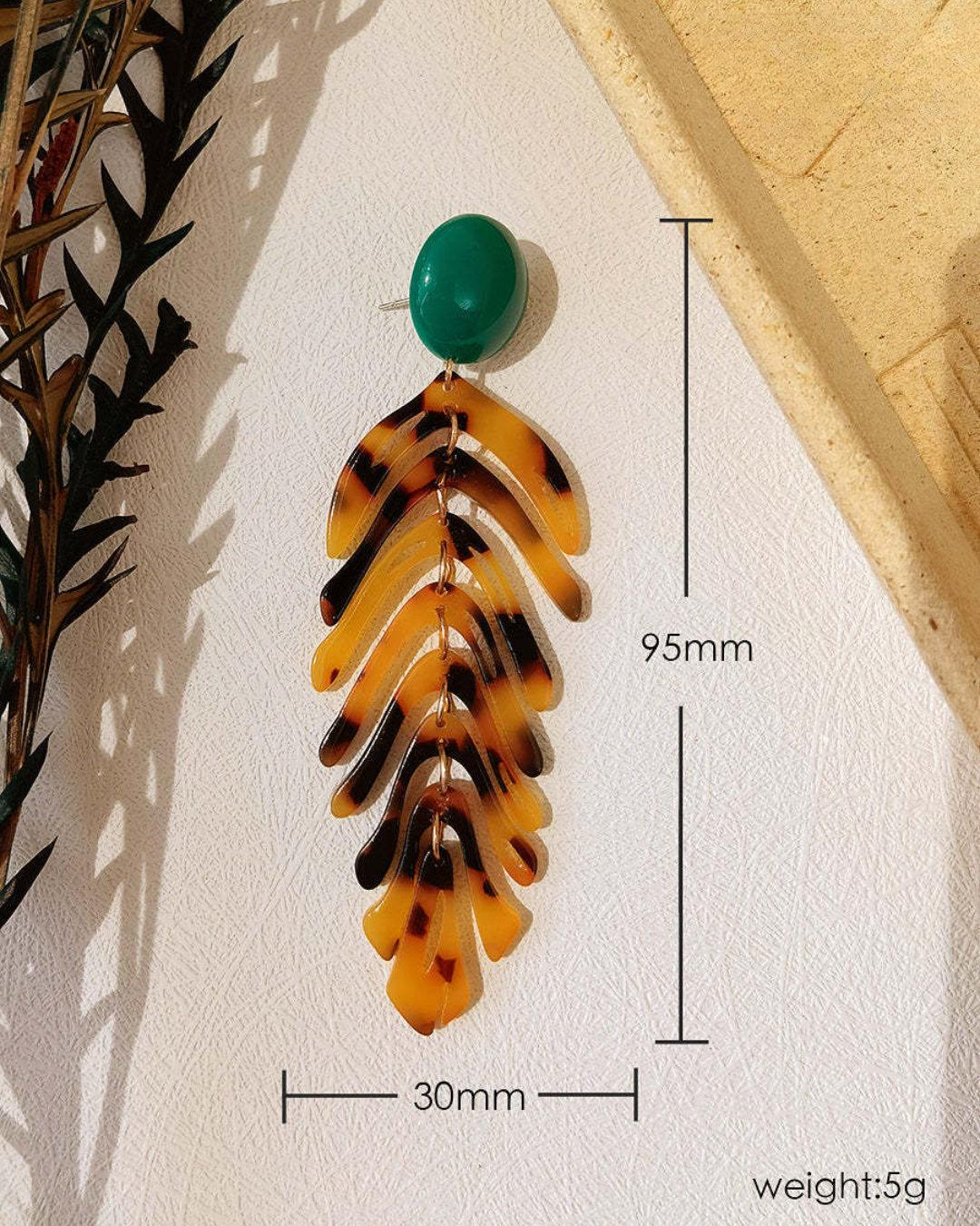 Amberleaf Glow Earrings