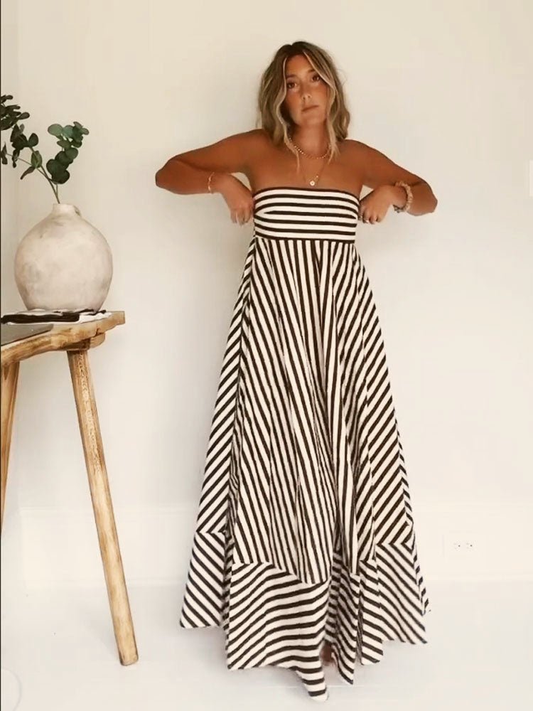 Midnight Ruched Maxi Dress - TheBohoBloom