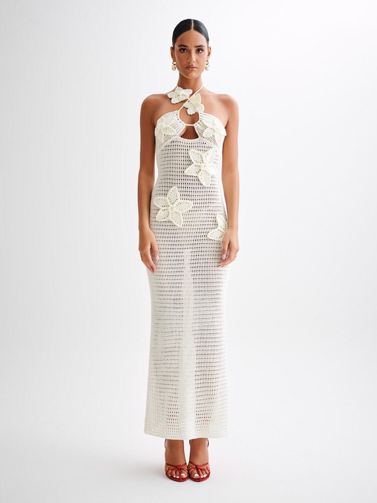 Petal Crochet Maxi Dress - TheBohoBloom