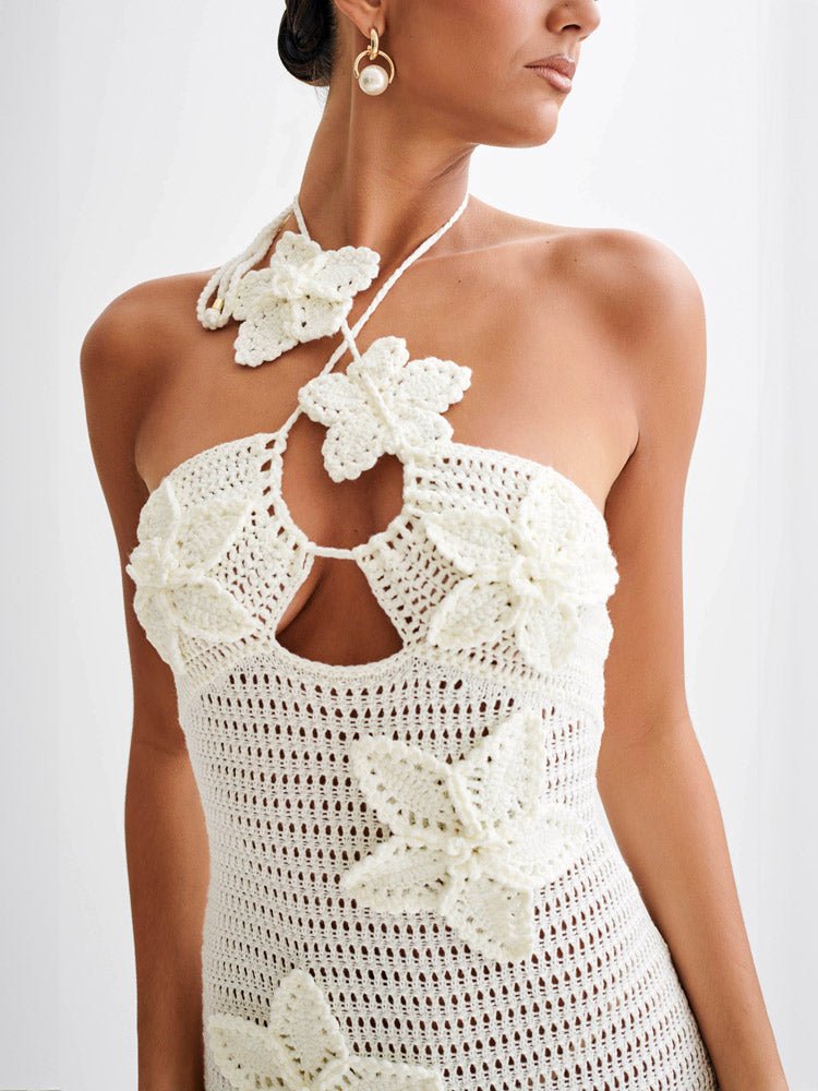 Petal Crochet Maxi Dress - TheBohoBloom