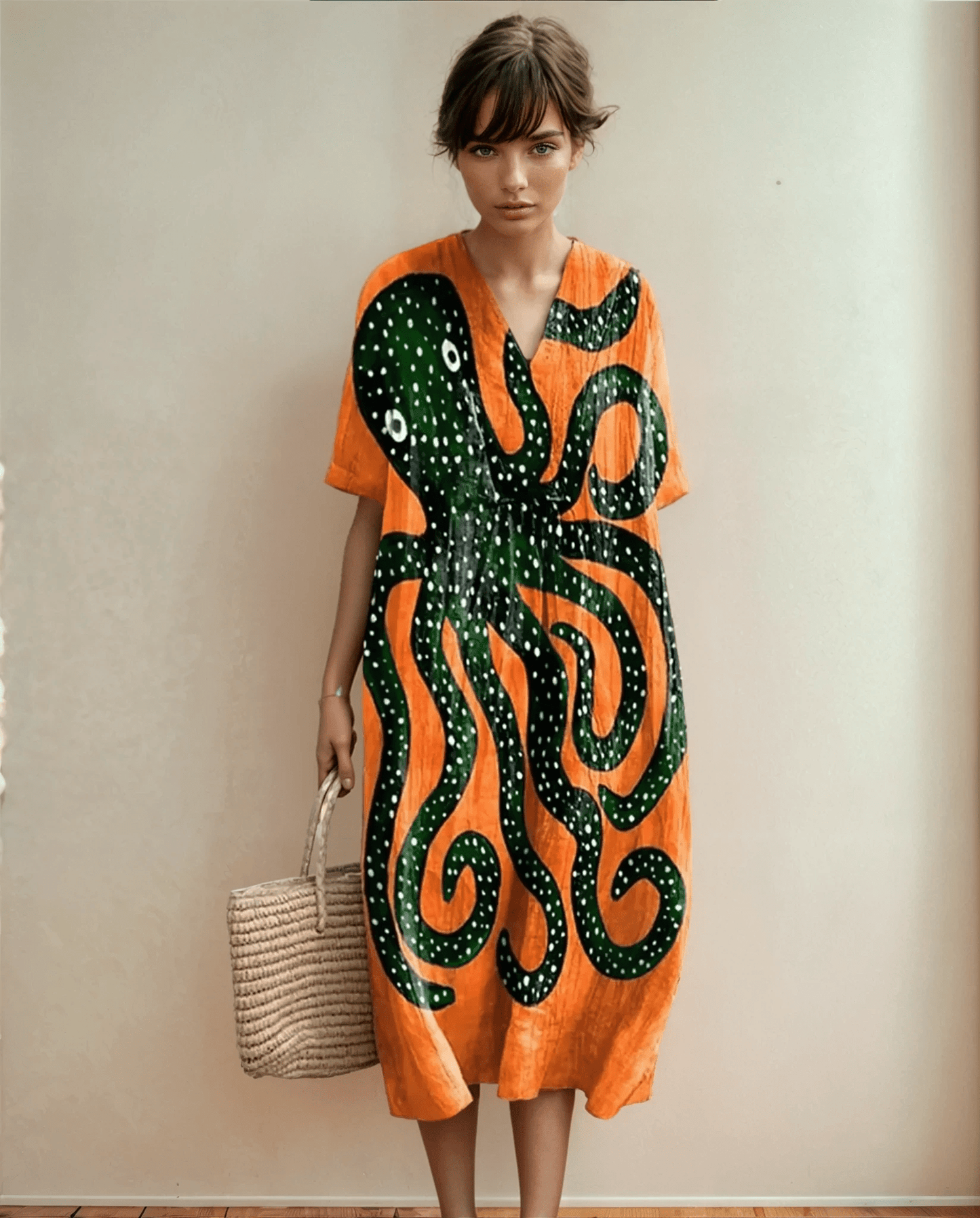 Mystic Octopus Midi Dress - TheBohoBloom