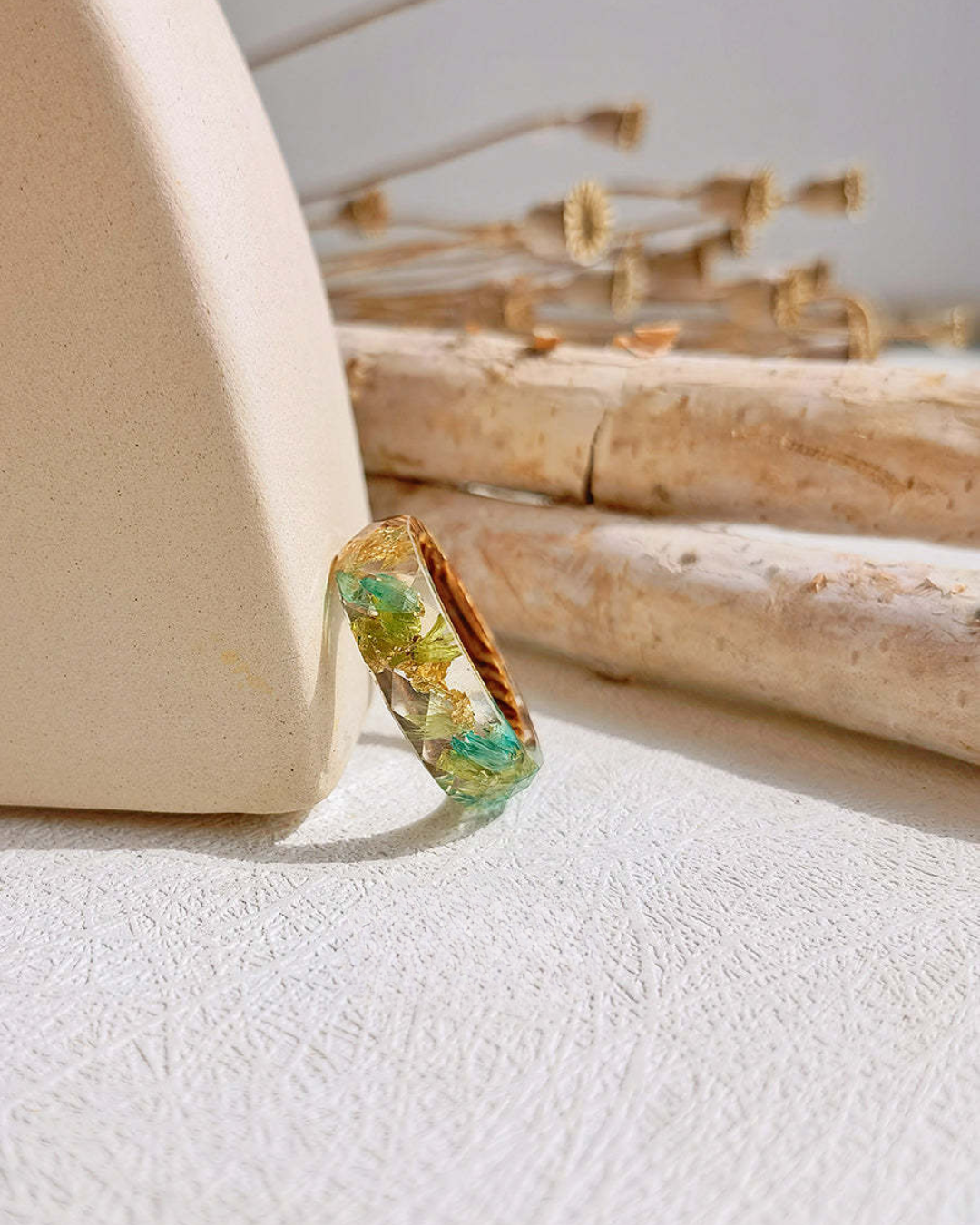 Emerald Meadow Loop Ring