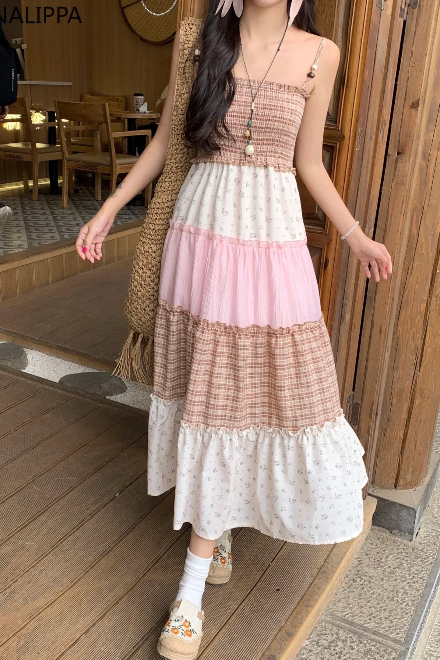 Sweet Haven Smock Midi Dress