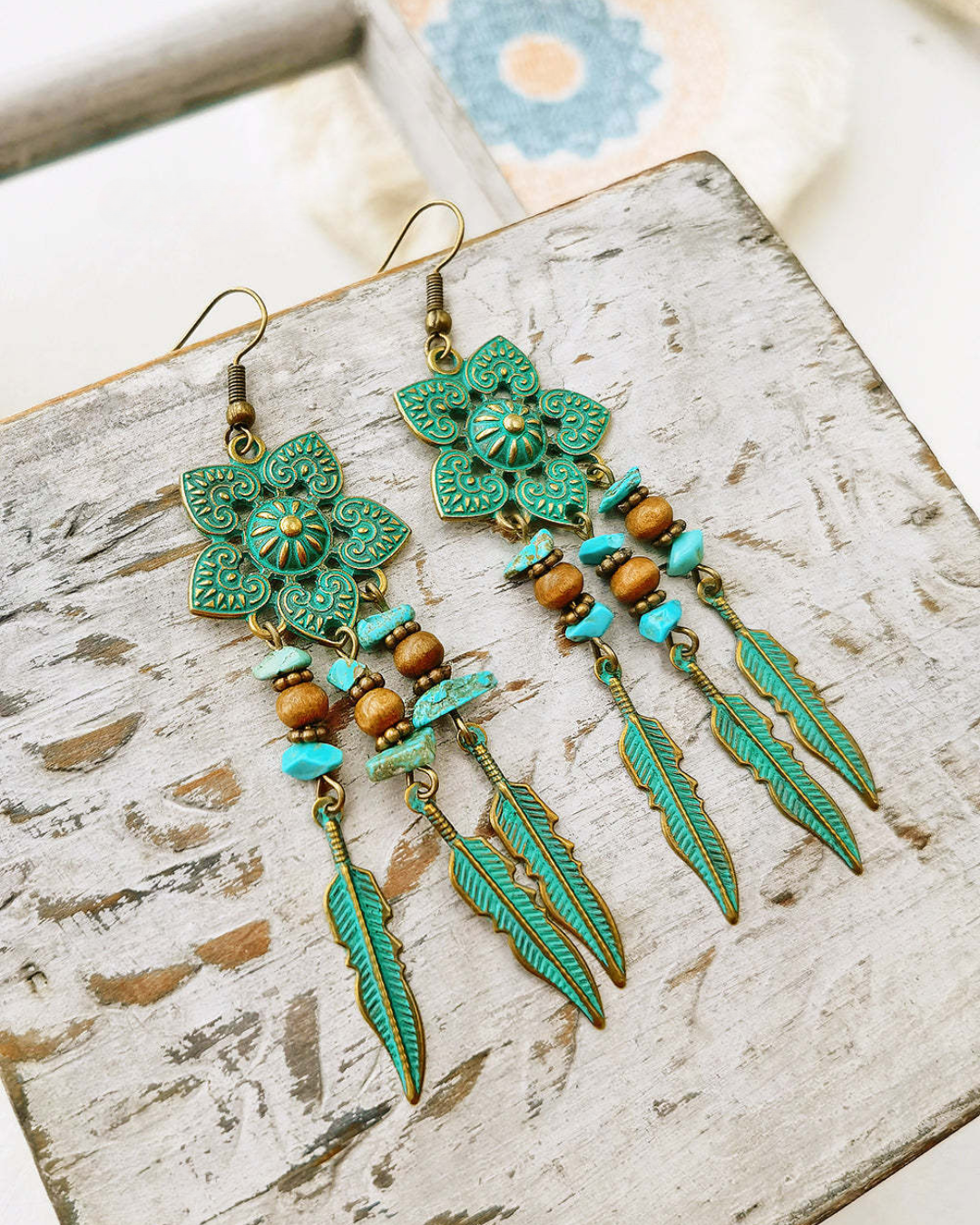 Pendientes de plumas Spirit Dancer