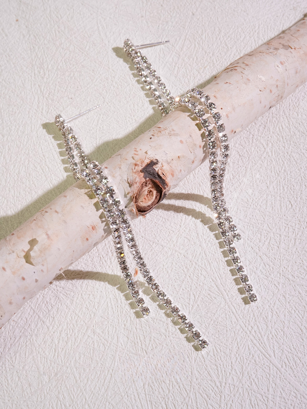 Diamond Dust Drape Earrings
