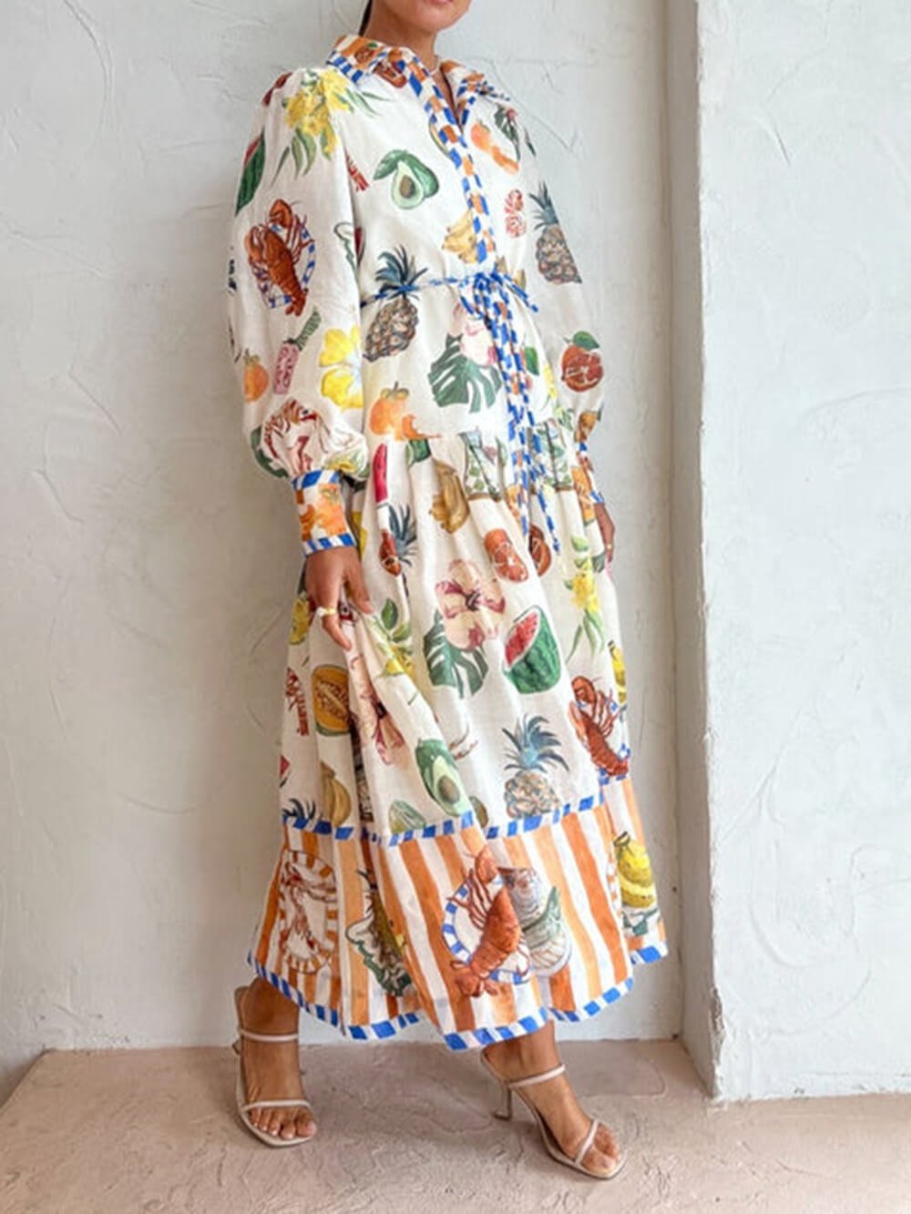 VersaStyle Multi - Print Maxi Dress - TheBohoBloom