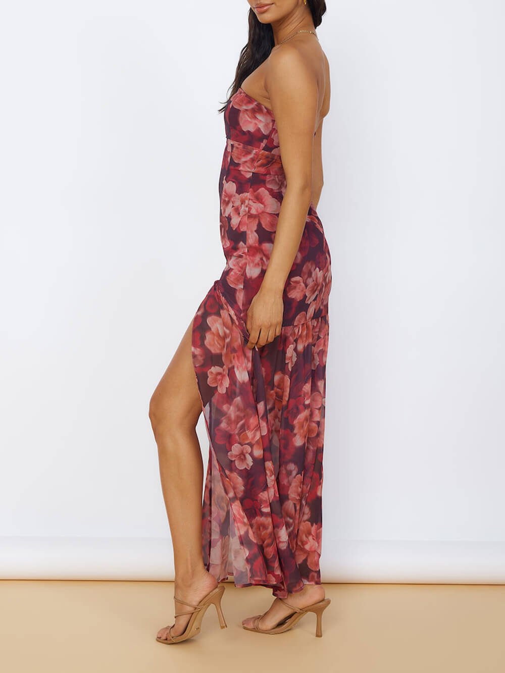 Blooming Elegance Bandeau Maxi Dress - TheBohoBloom