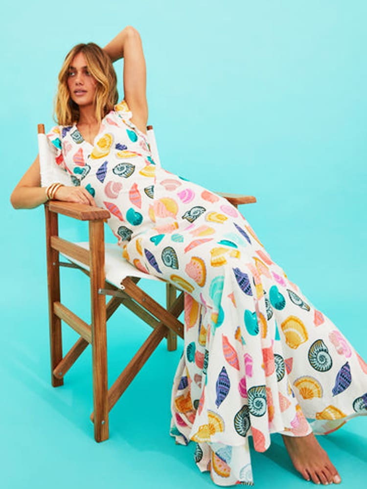 Shell Whisper Maxi Dress - TheBohoBloom