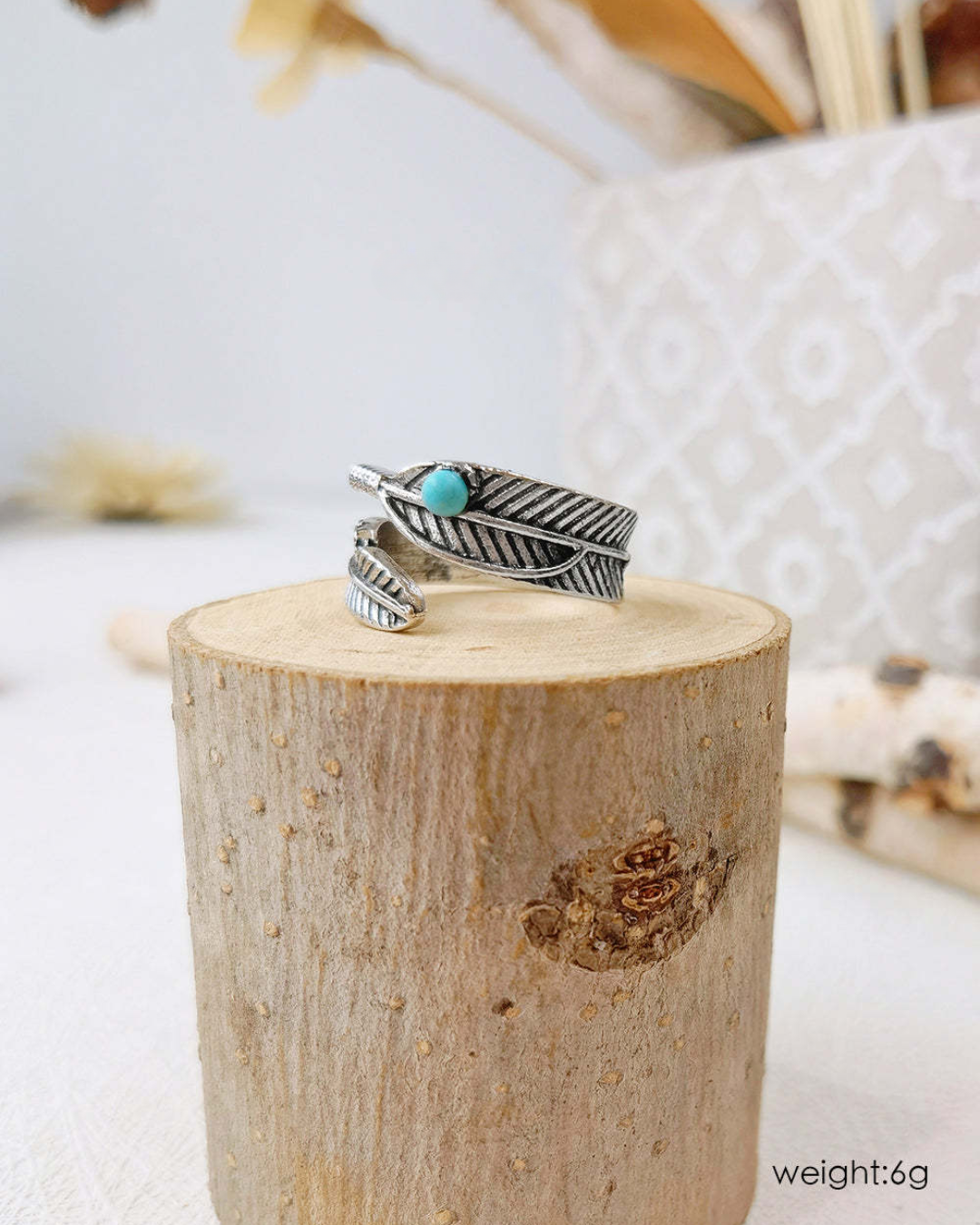 Skytrail Feathered Ring