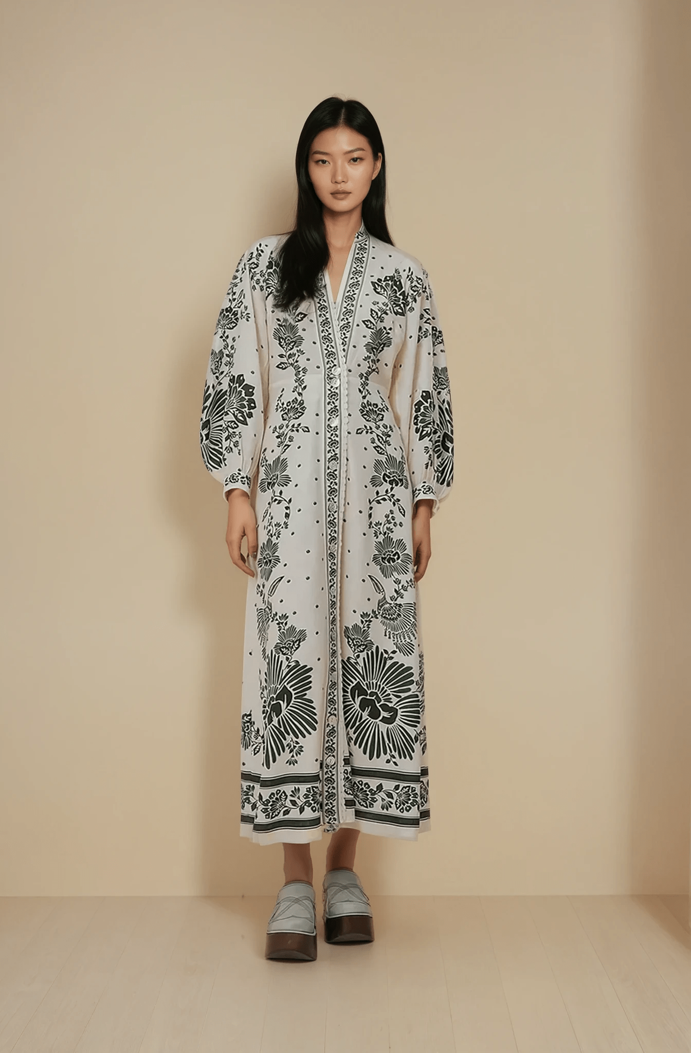 Verdant Charm Maxi Dress - TheBohoBloom