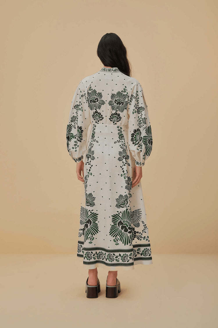 Verdant Charm Maxi Dress - TheBohoBloom