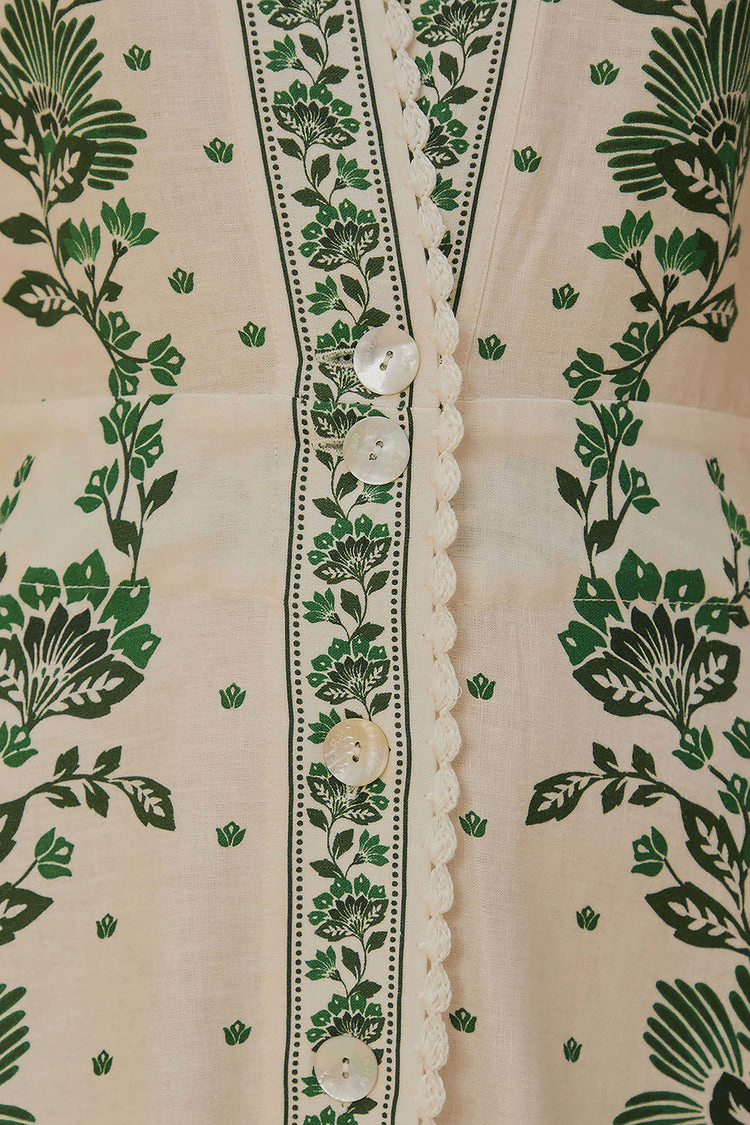 Verdant Charm Maxi Dress - TheBohoBloom