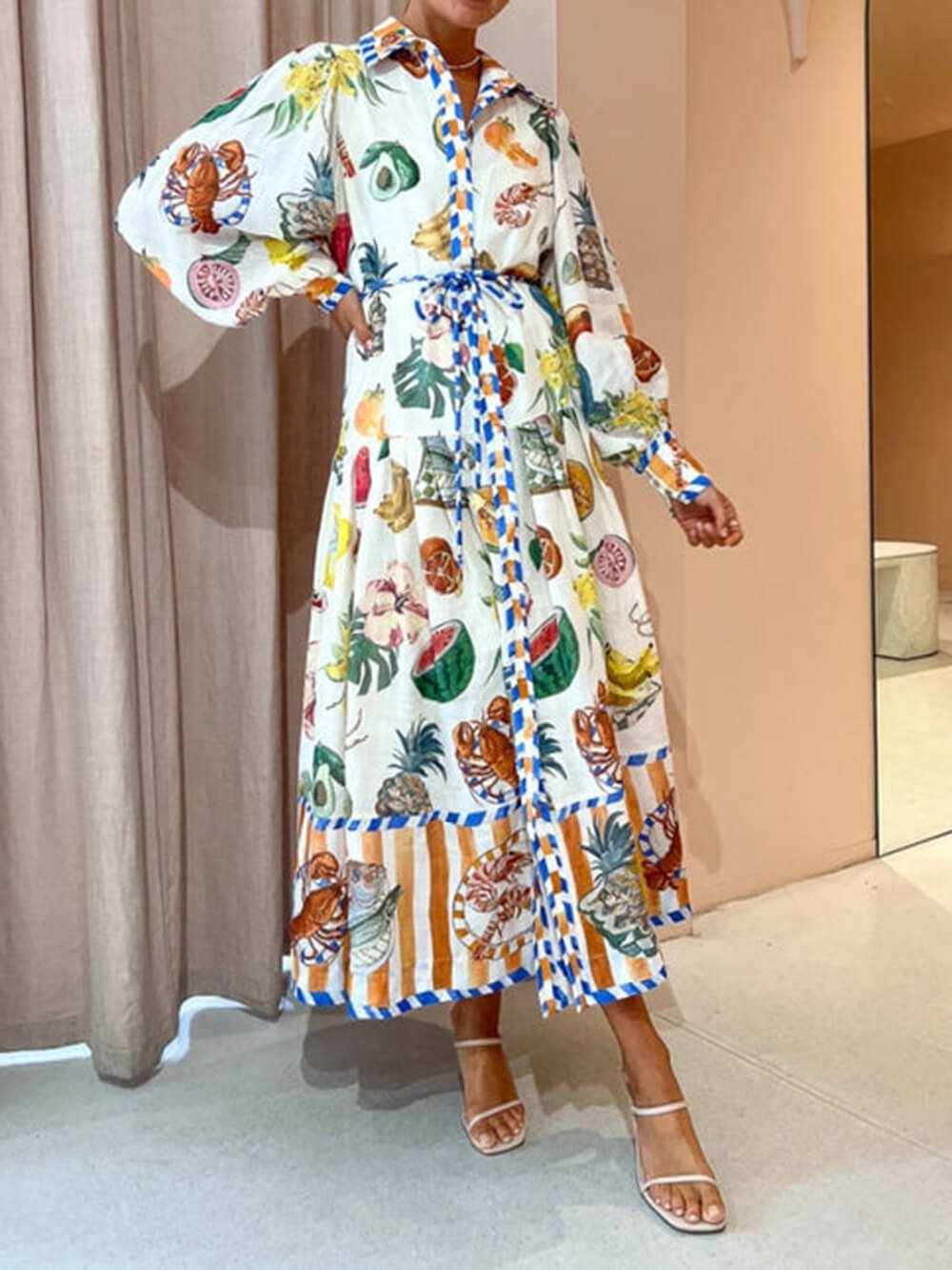 VersaStyle Multi - Print Maxi Dress - TheBohoBloom