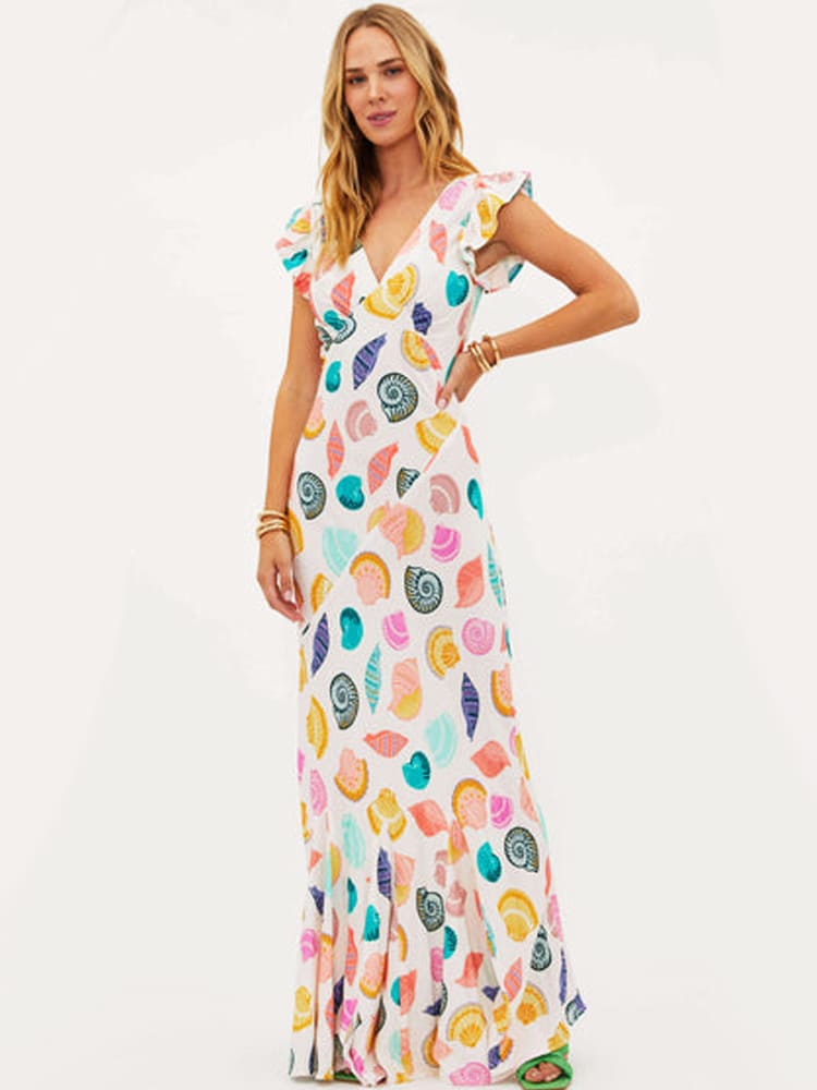Shell Whisper Maxi Dress - TheBohoBloom