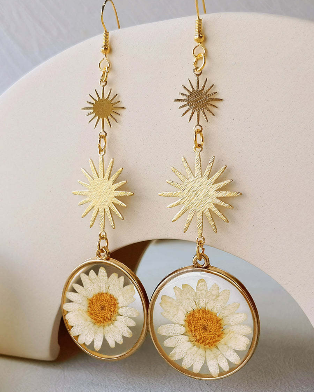 Petal & Ray Nature Drop Earrings