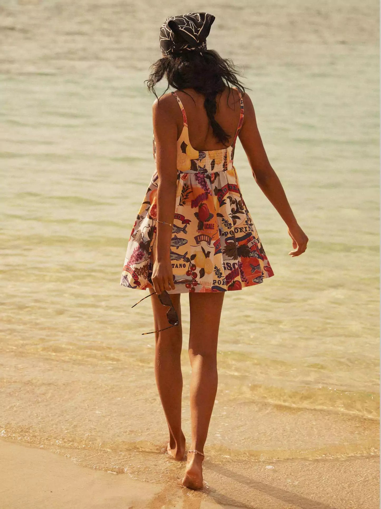 Tropical Seaside Serenity Mini Dress - TheBohoBloom