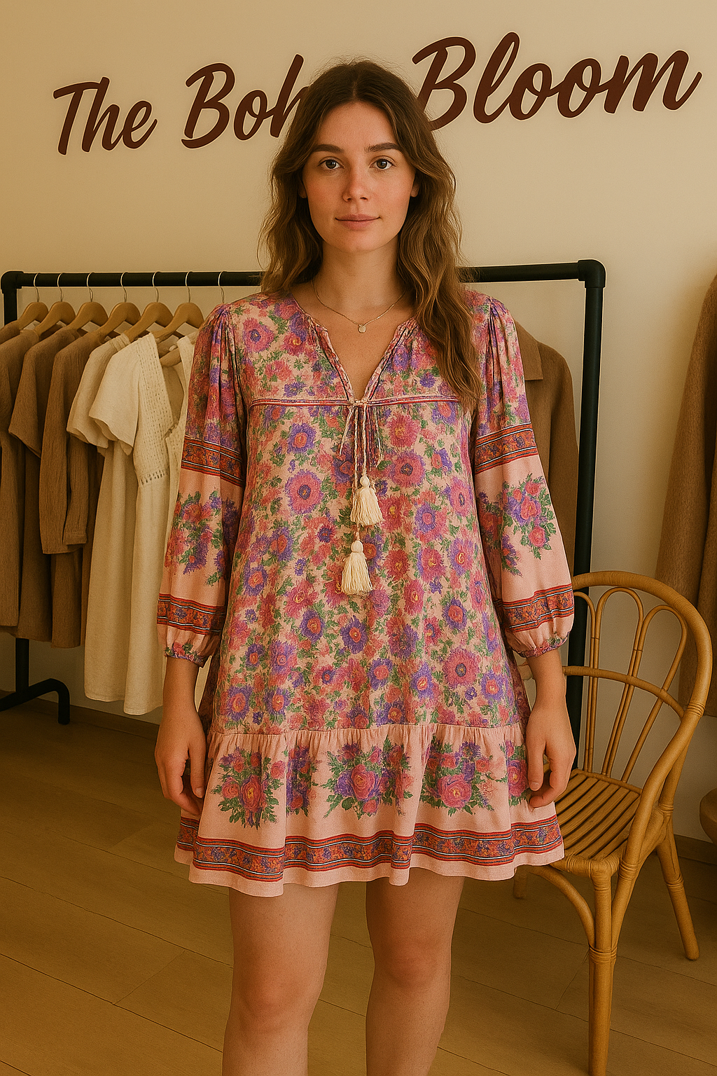 Tassel Muse Boho Mini Dress