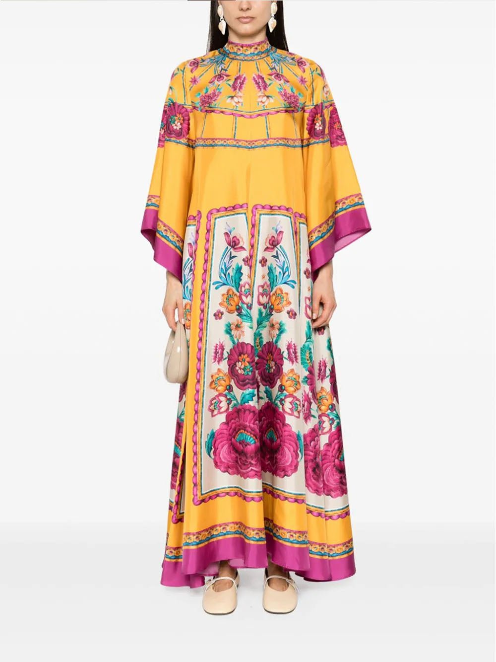 Draped Chic Sleeve Maxi Dress - TheBohoBloom