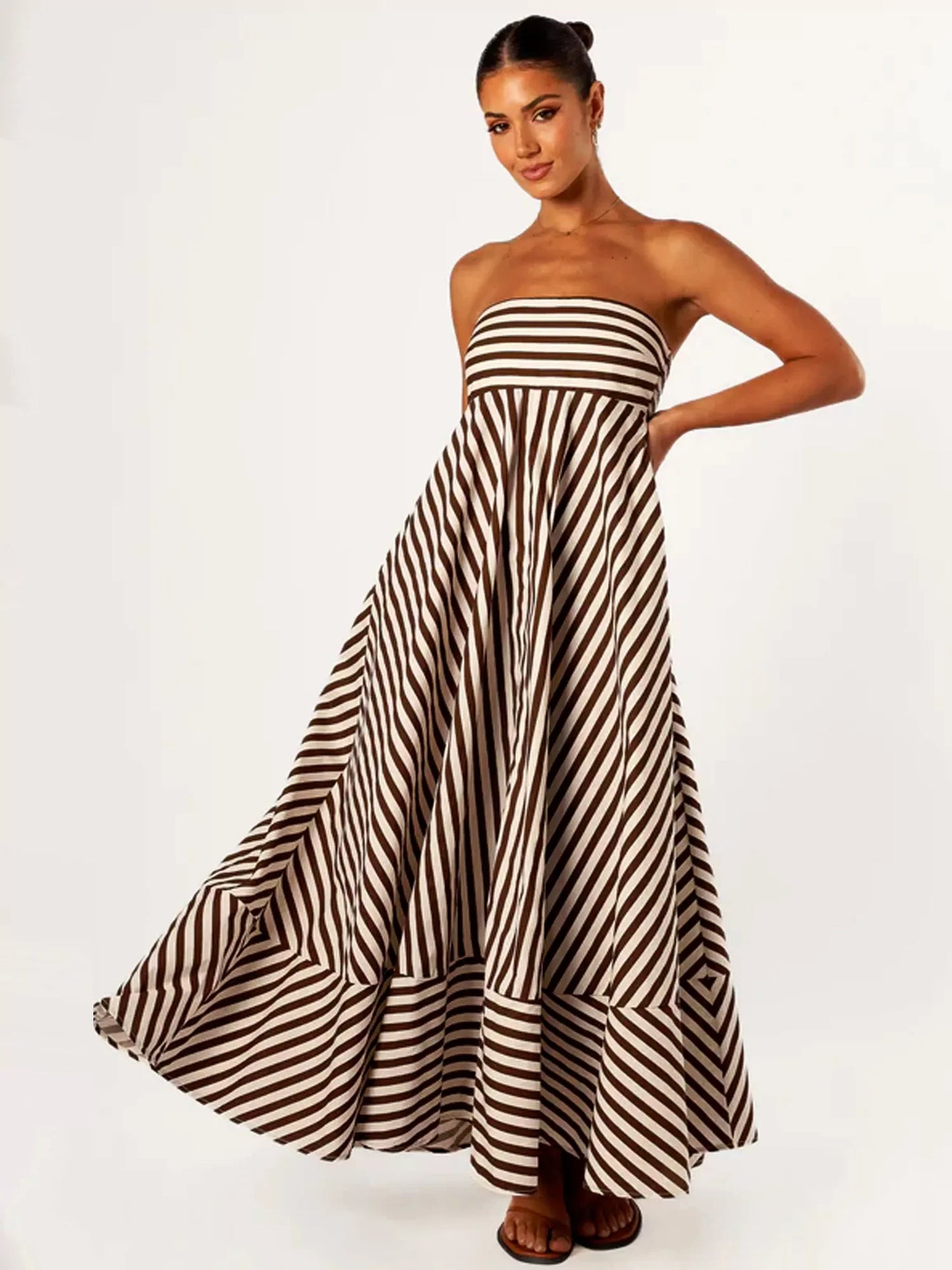 Midnight Ruched Maxi Dress - TheBohoBloom