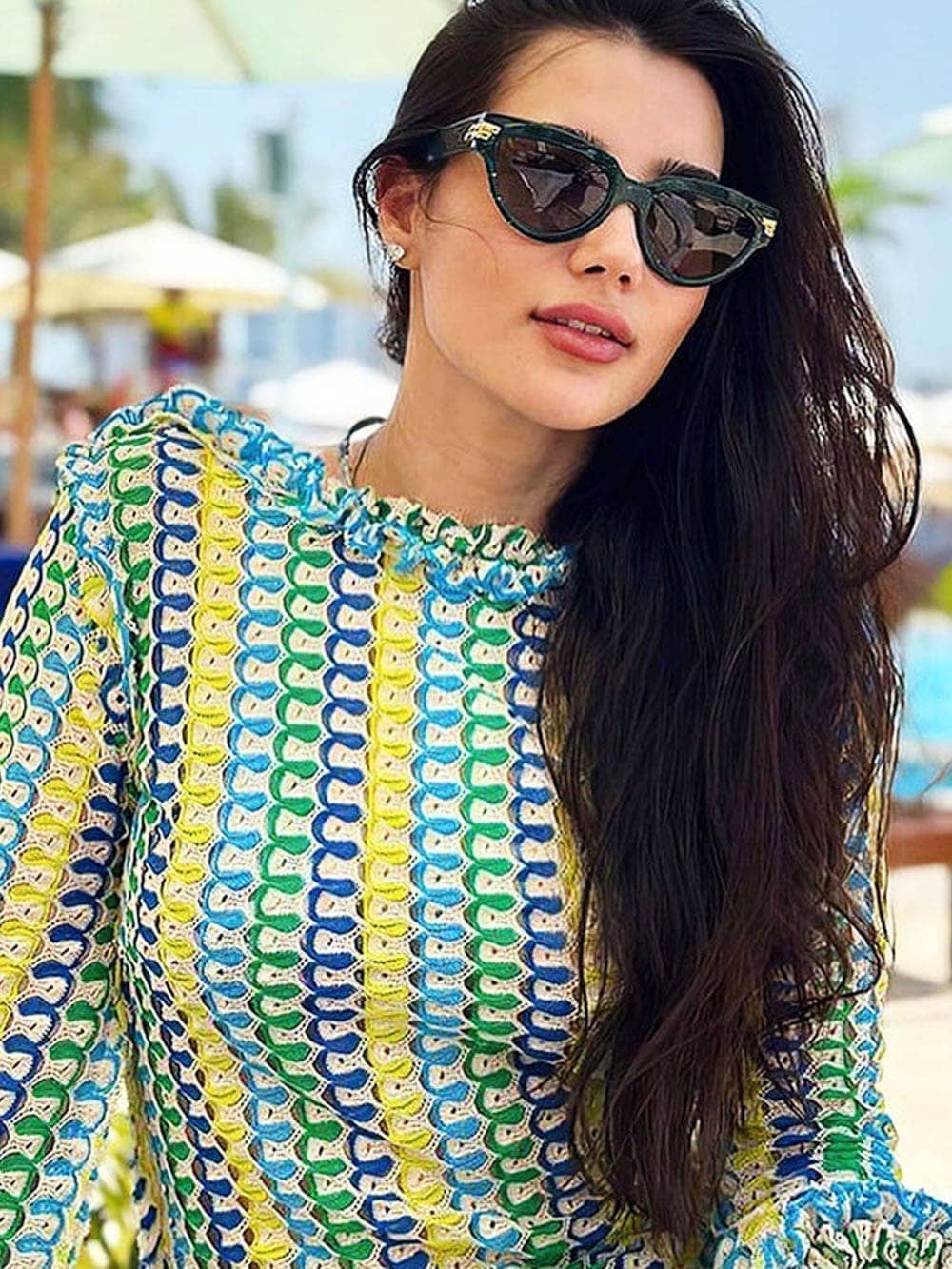 Vibrant Horizon Beach Maxi Dress - TheBohoBloom