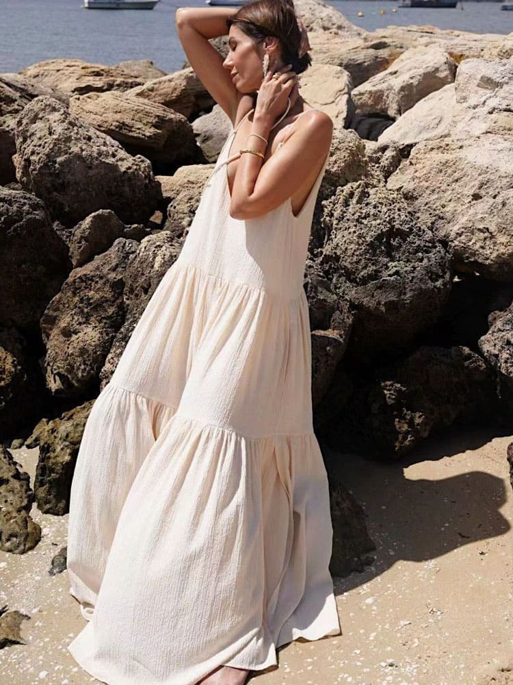 Summer Glow Beach Maxi Dress - TheBohoBloom