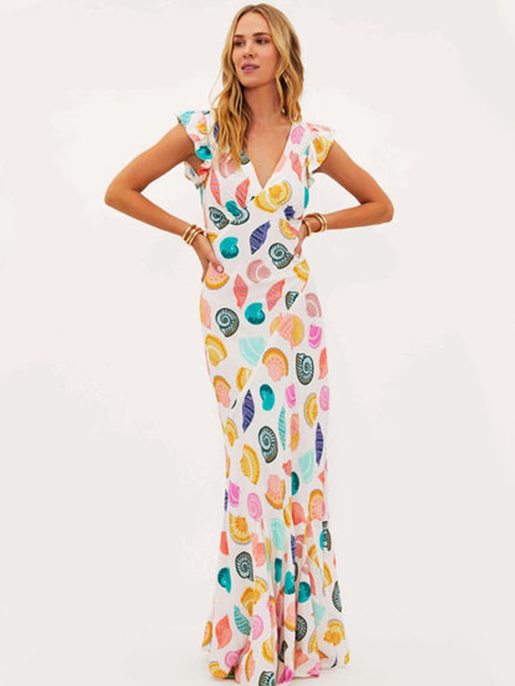 Shell Whisper Maxi Dress - TheBohoBloom