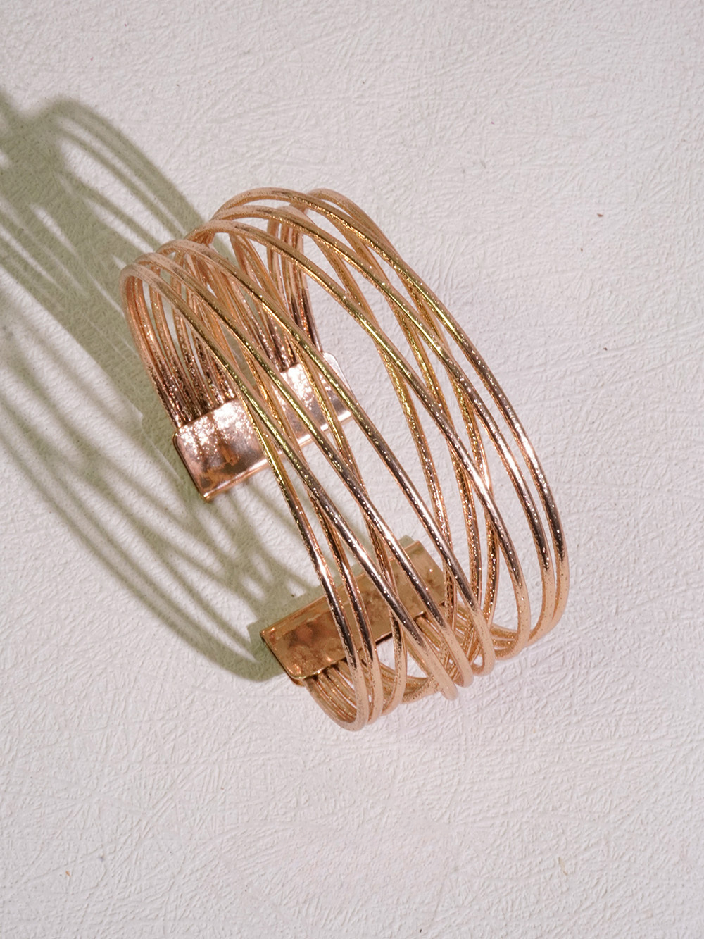 Satin Wire Twist Bracelet