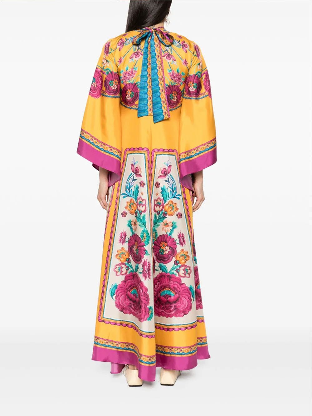 Draped Chic Sleeve Maxi Dress - TheBohoBloom