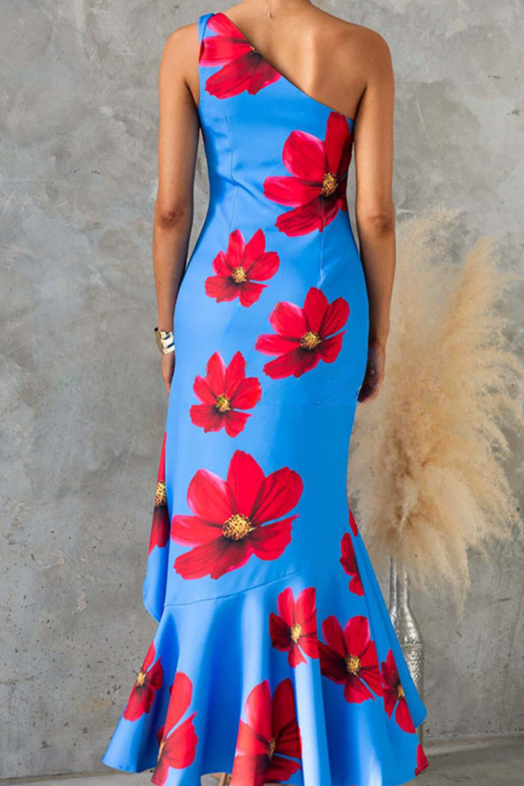 Elysian Bloom Curve Maxi Dress