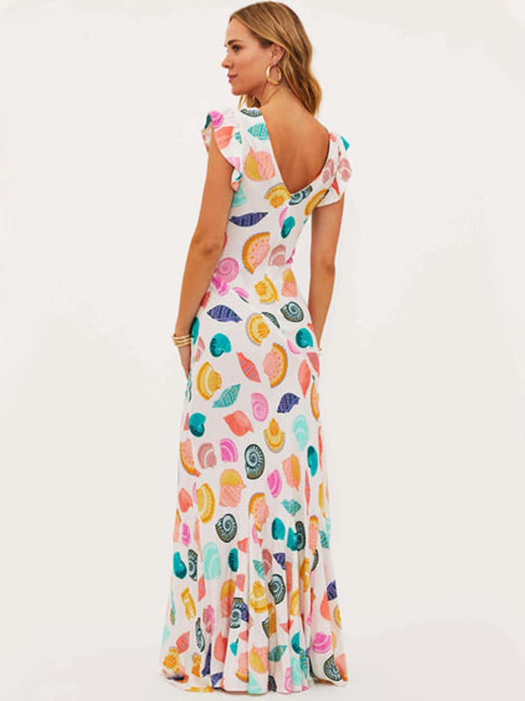 Shell Whisper Maxi Dress - TheBohoBloom