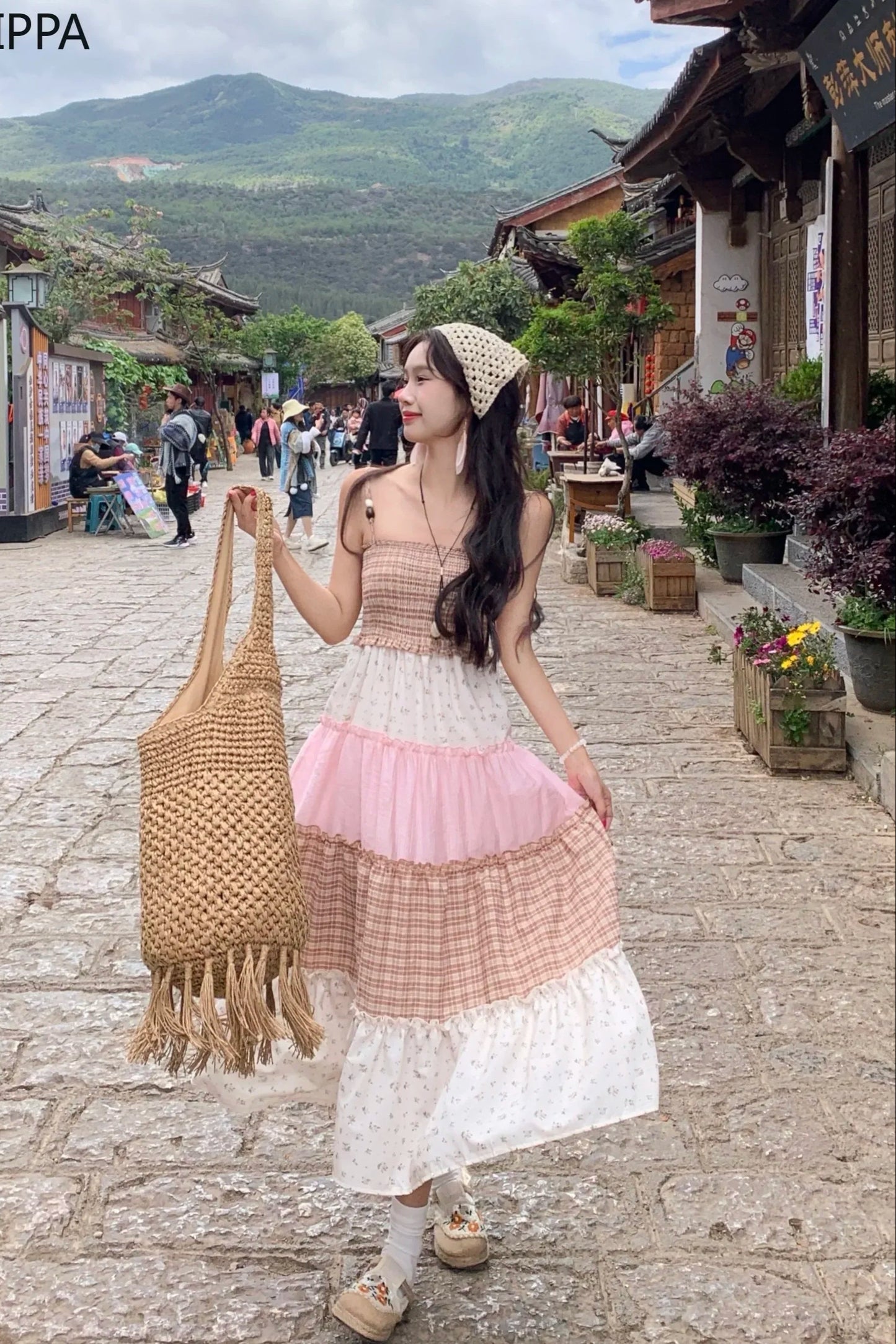 Sweet Haven Smock Midi Dress