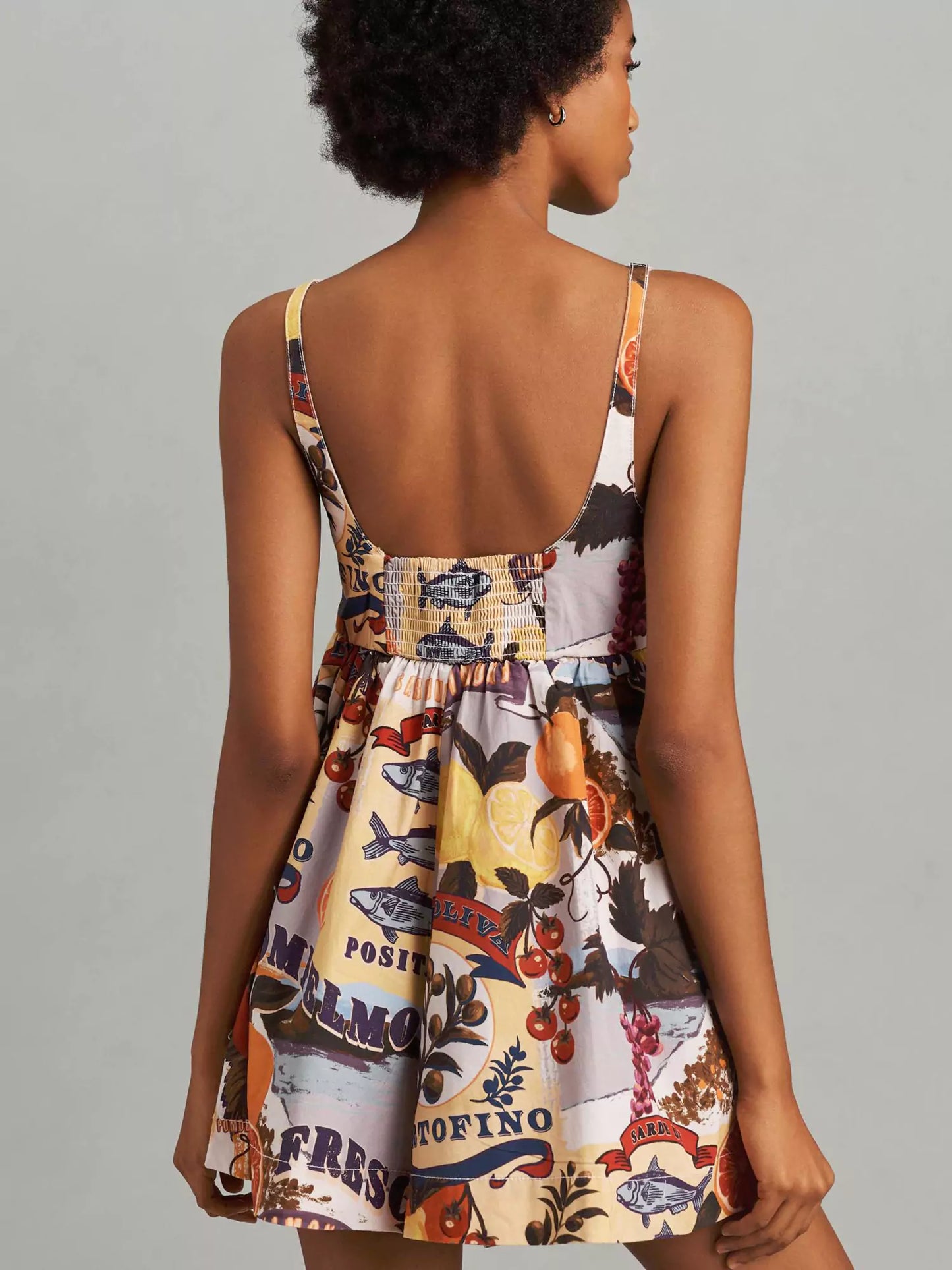 Tropical Seaside Serenity Mini Dress - TheBohoBloom