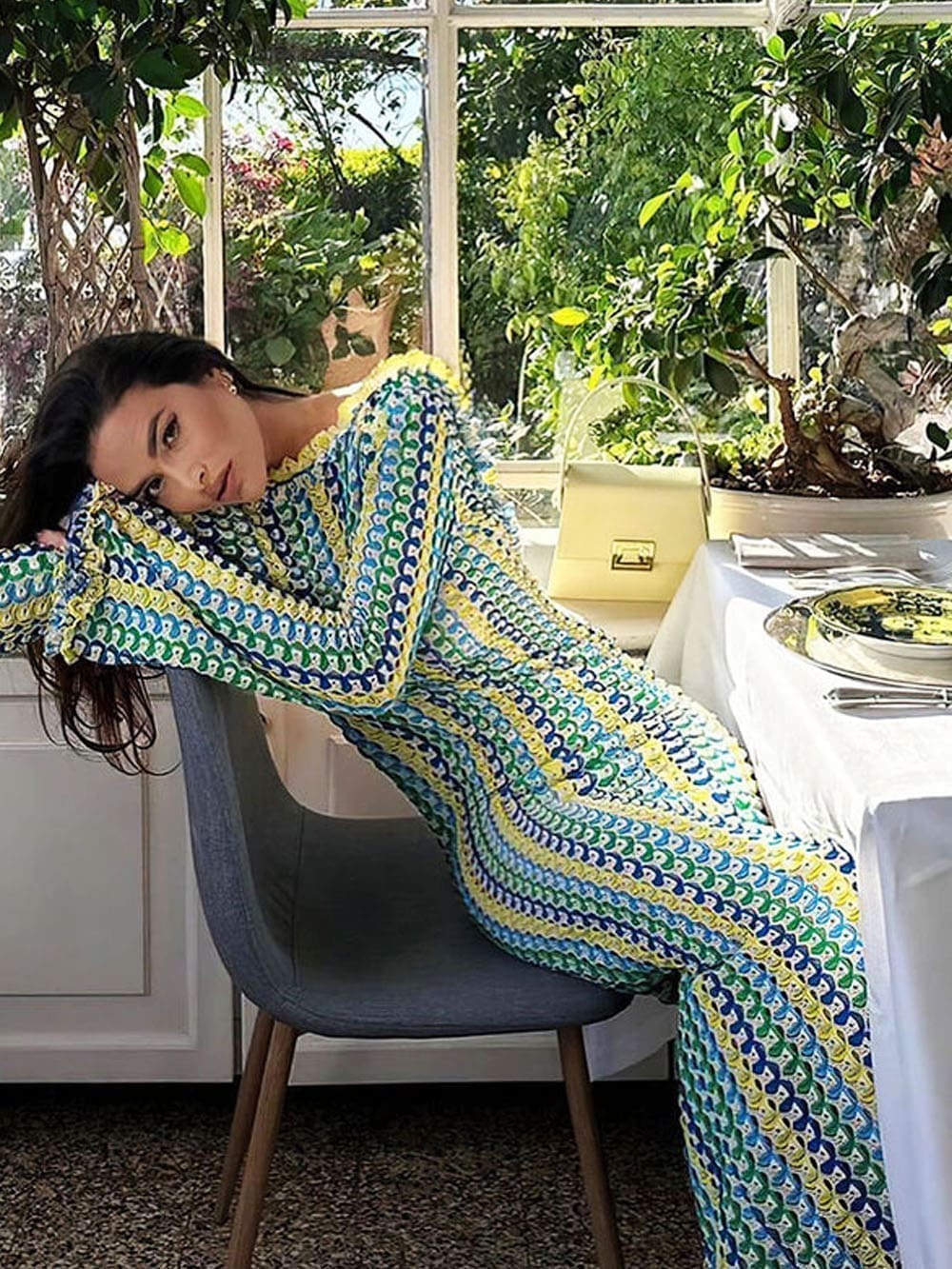 Vibrant Horizon Beach Maxi Dress - TheBohoBloom